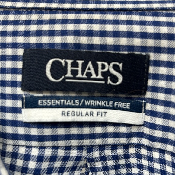 Chaps essentials/wrinkles free regular fit button down shirt 👔 - Picture 2 of 9